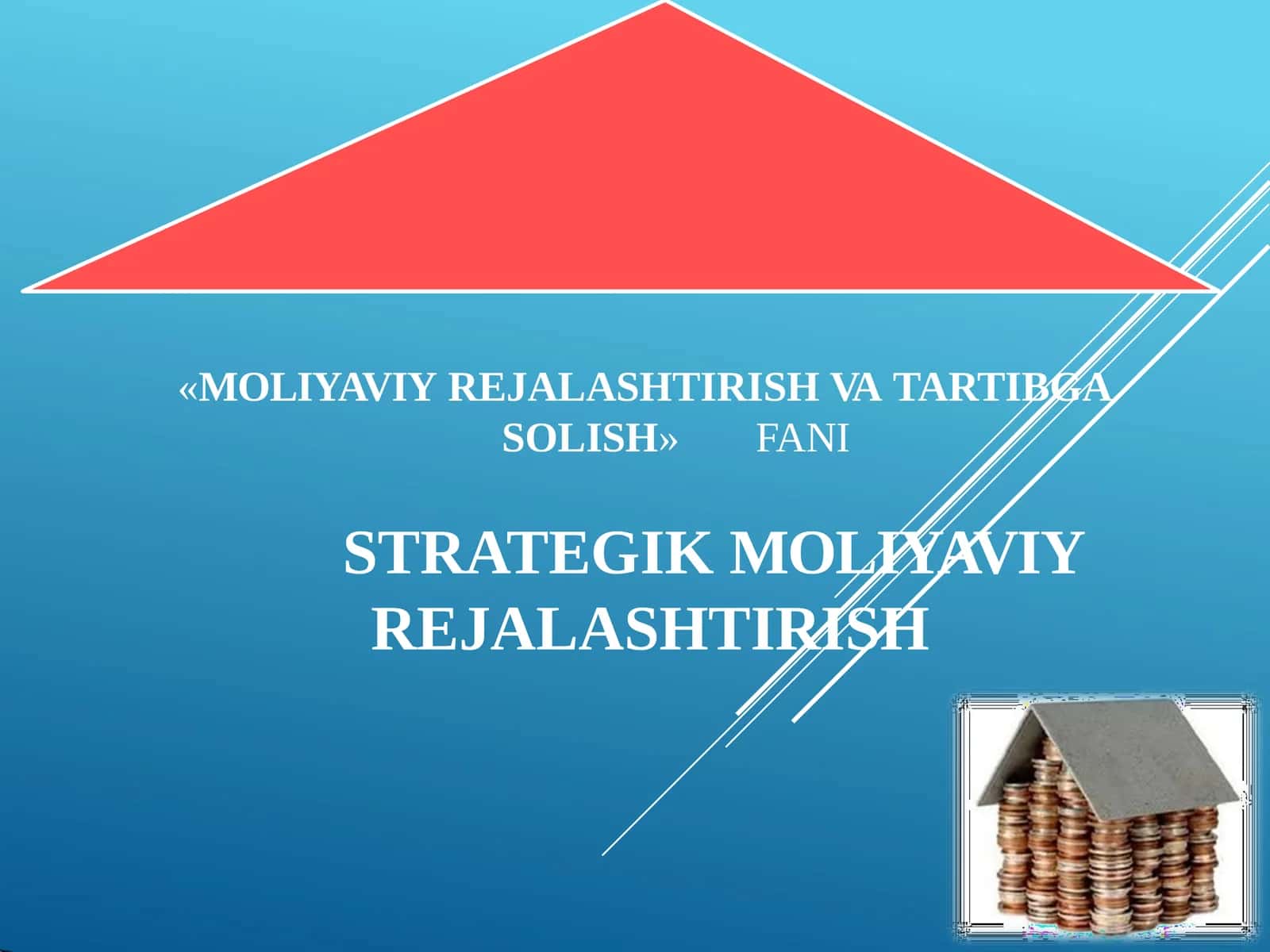 STRATEGIK MOLIYAVIY REJALASHTIRISH