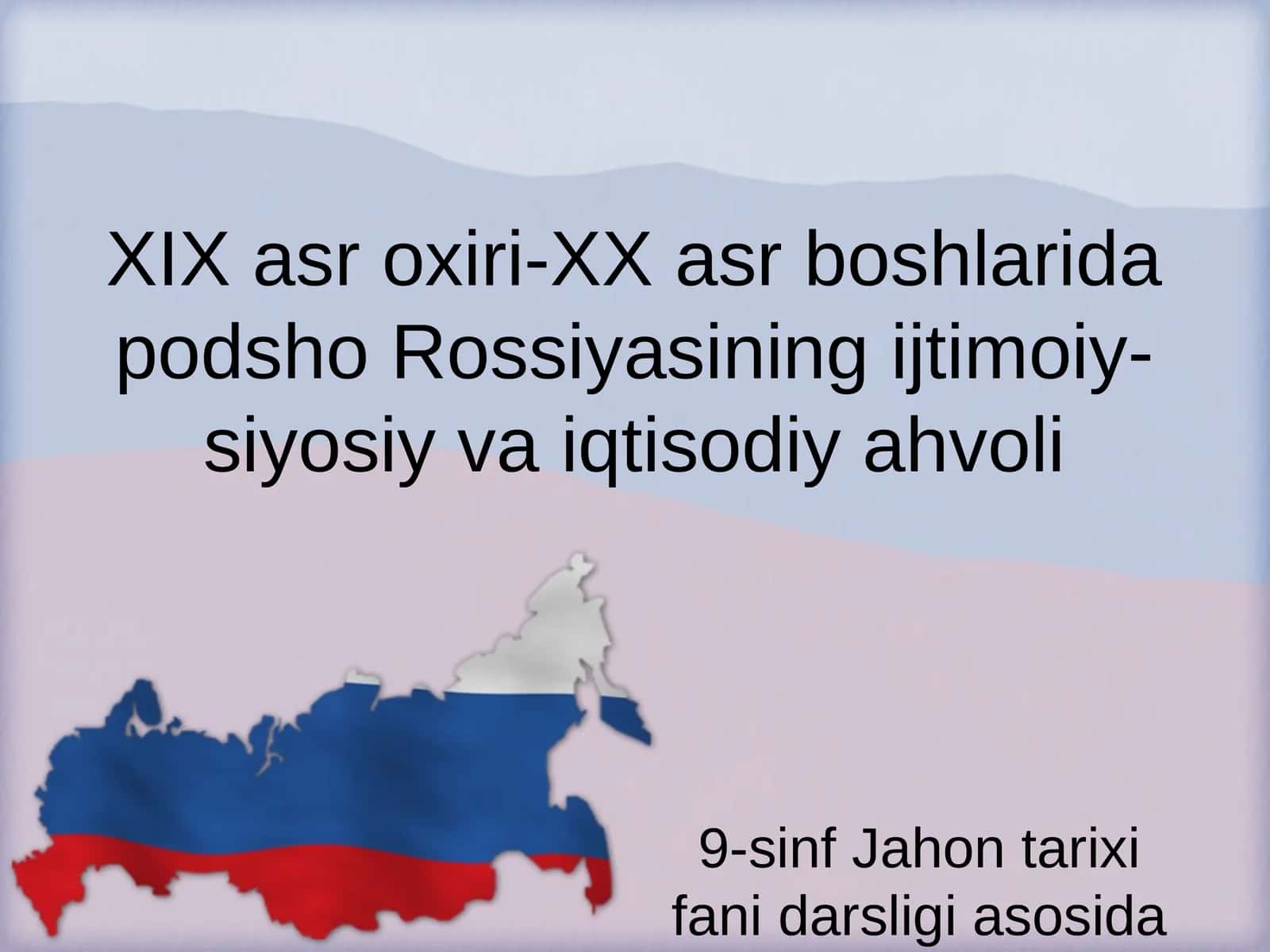 Rossiyadagi podsholar