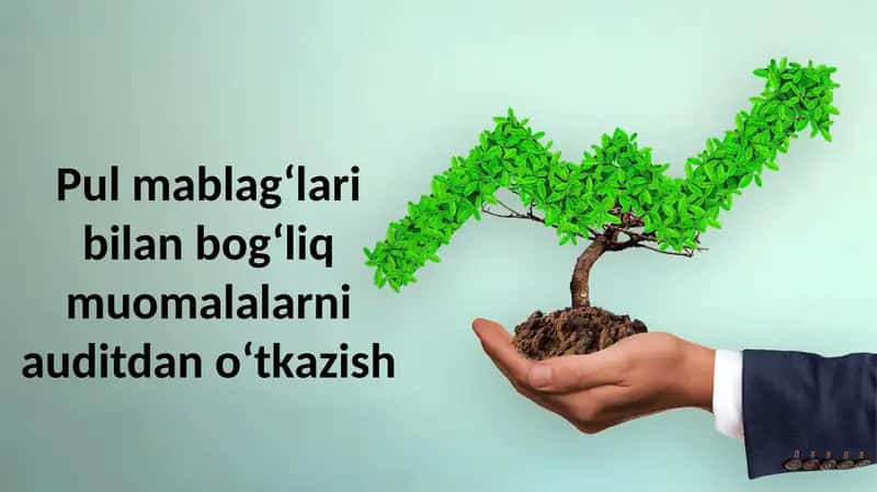 Pul mablag‘lari bilan bog‘liq muomalalarni auditdan o‘tkazish
