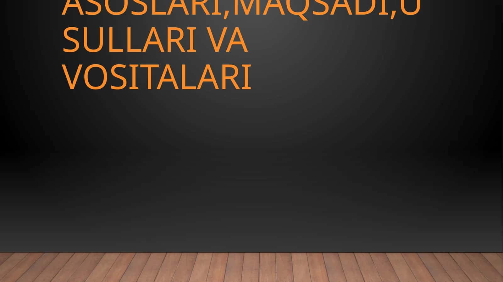Iqtisodiyotning davlat tomonidan tartibga solinishning nazariy asoslari