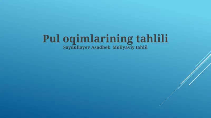 Impuls toklarining Generatsiyasi