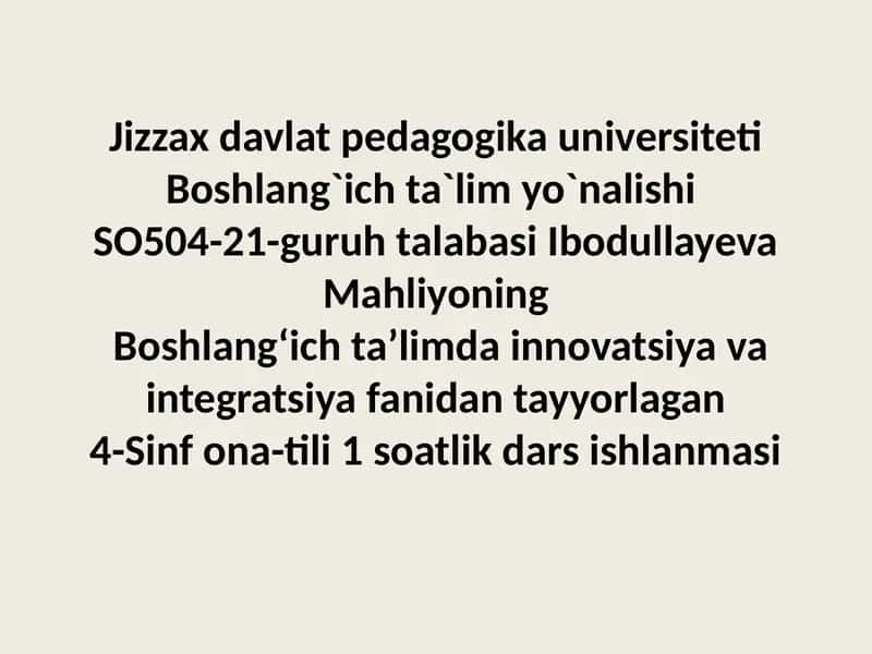 Sifatyasovchi qo’shimchalar