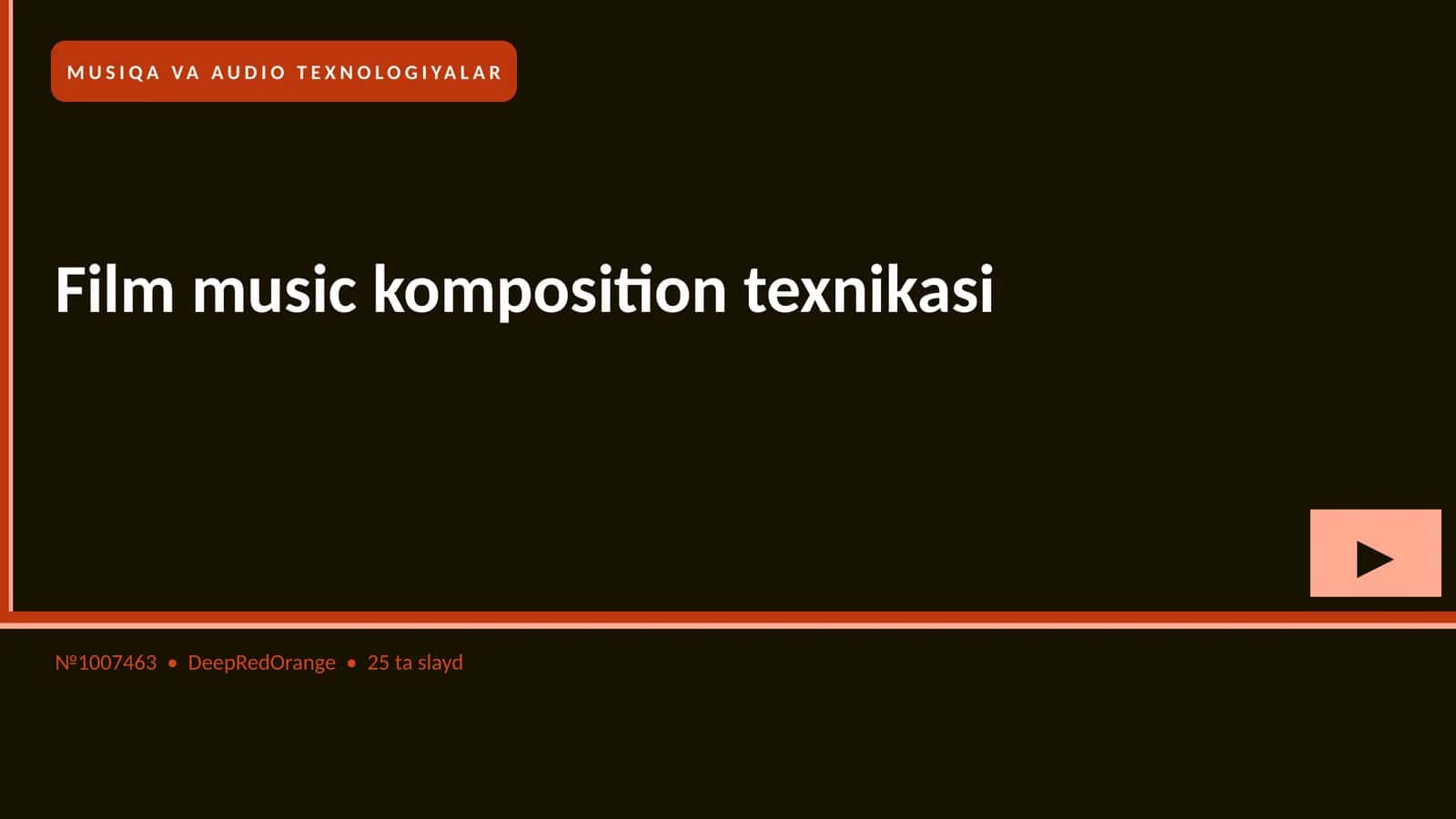 Film music komposition texnikasi