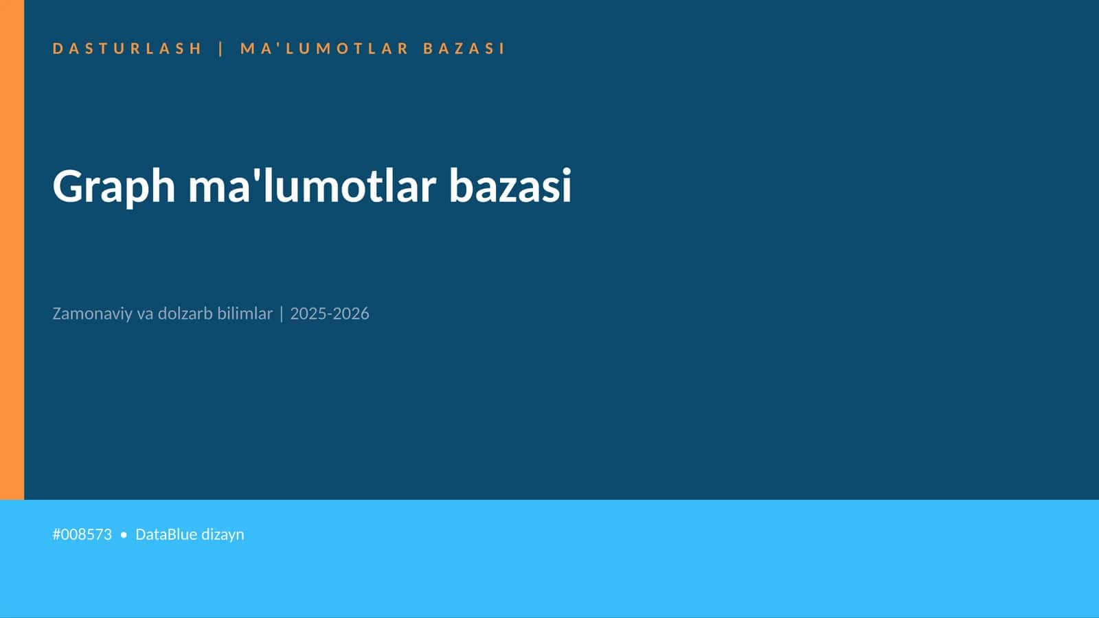 Graph ma'lumotlar bazasi