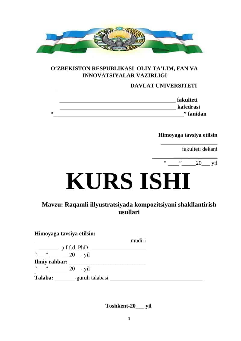 Raqamli illyustratsiyada kompozitsiyani shakllantirish usullari