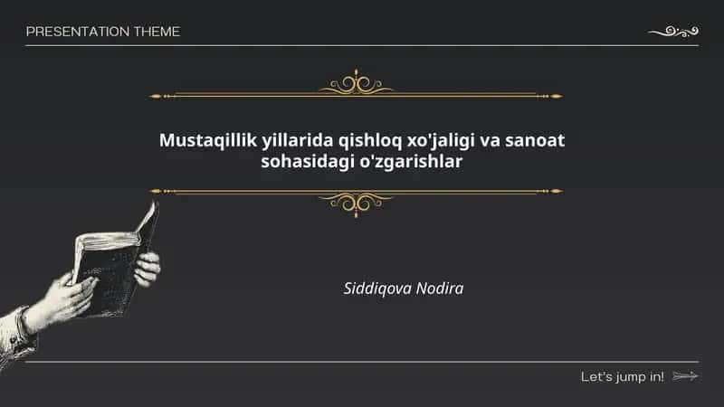 Qishloq xo‘jaligida yer taqsimoti va xususiylashtirish