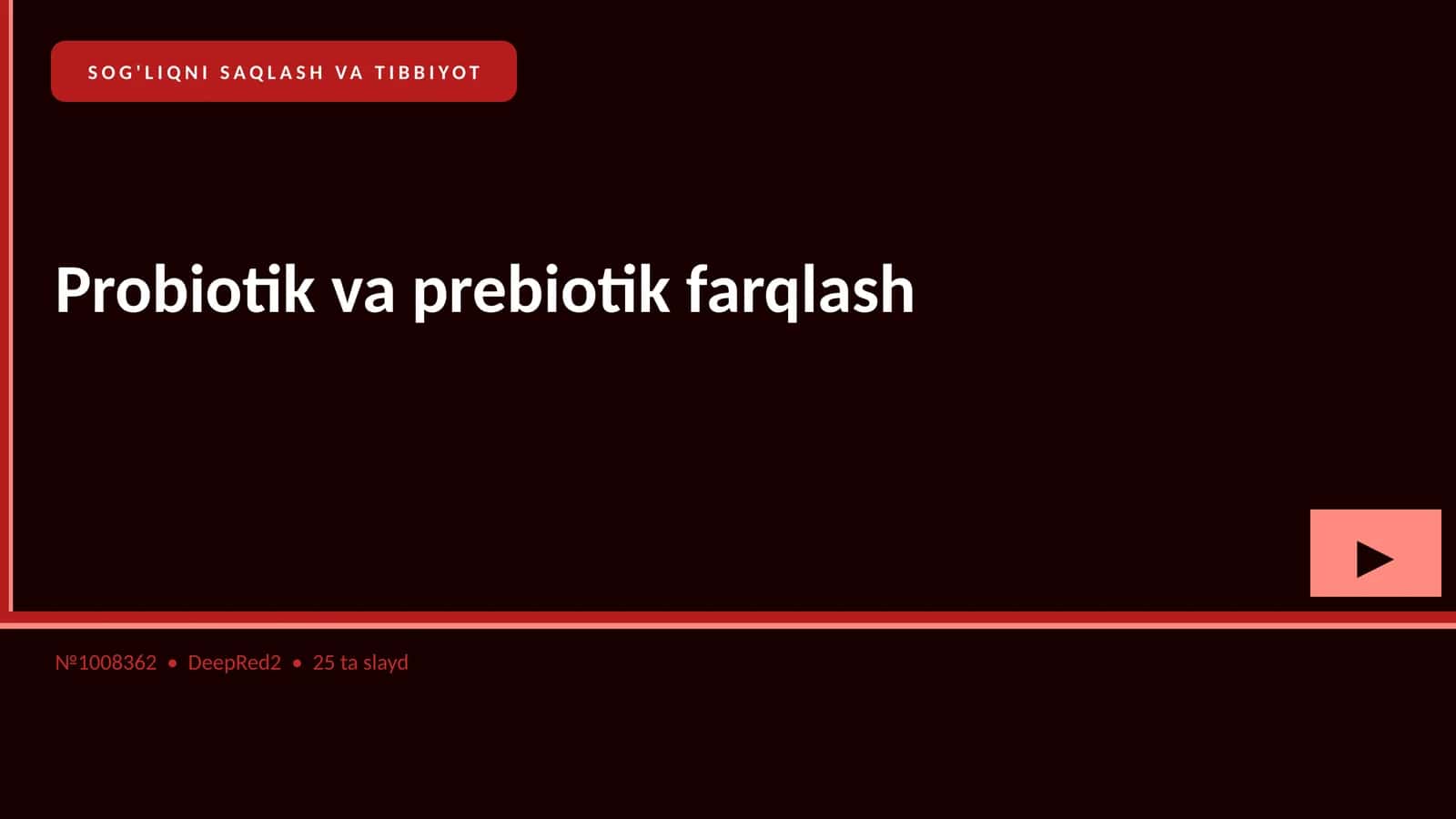 Probiotik va prebiotik farqlash