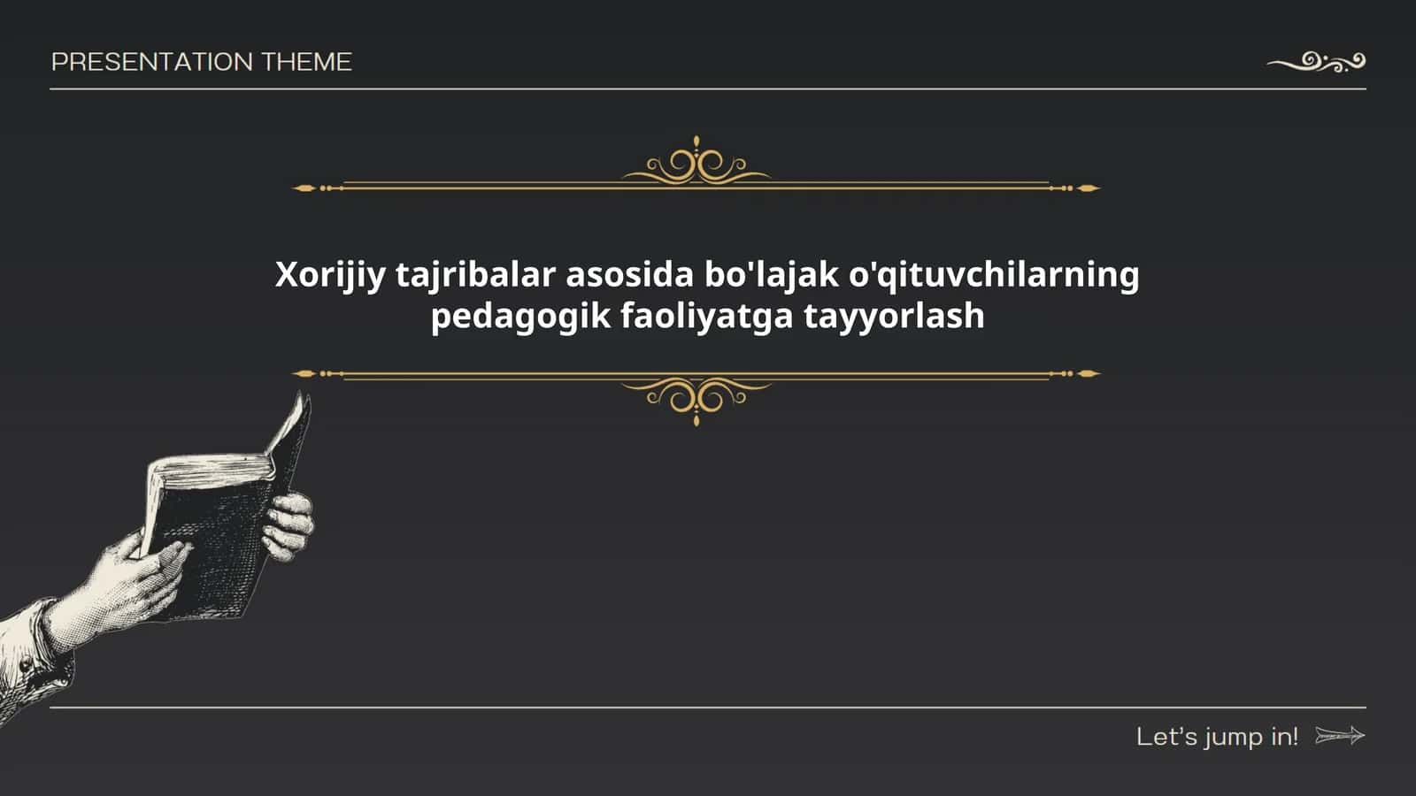 Xorijiy tajribalar asosida bo'lajak o'qituvchilarning pedagogik faoliyatga tayyorlash