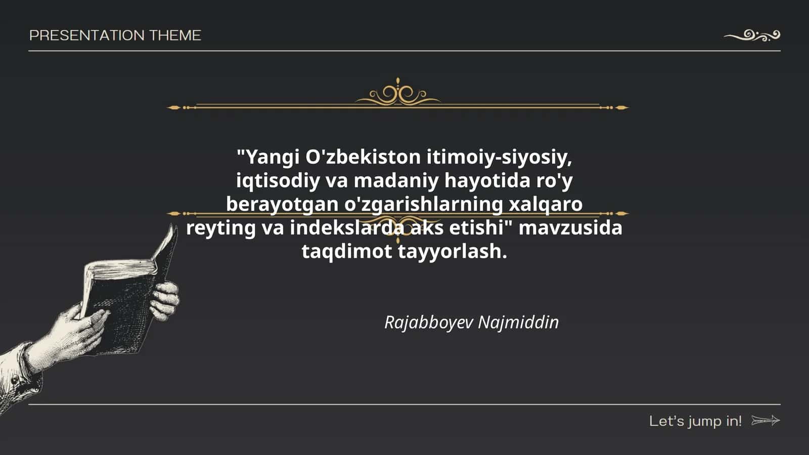 Yangi O'zbekiston itimoiy-siyosiy, iqtisodiy va madaniy hayotida ro'y berayotgan o'zgarishlarning xalqaro reyting va indekslarda aks etishi