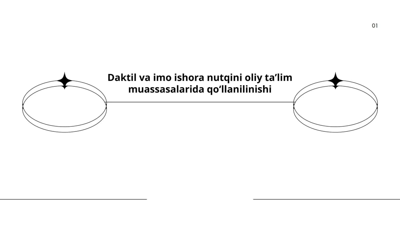 Daktil va imo ishora nutqini oliy taʼlim muassasalarida qoʻllanilinishi