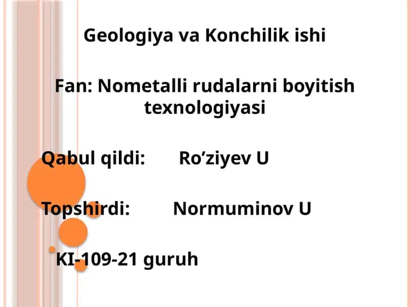 Barit maʼdanlarini boyitish
