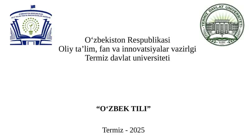 VERGULNING QO’LLANISHI.SAN’AT XALQLAR DO’STLIGI