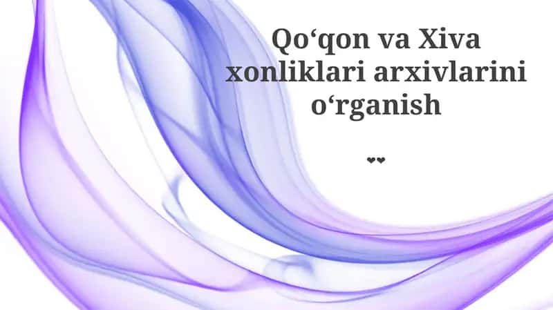 Arxivlar va ularning ahamiyati