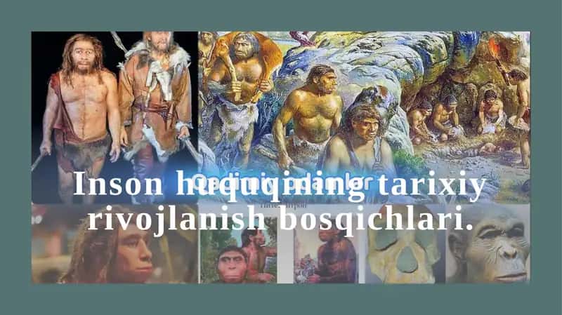Insonhuquqiningtarixiyrivojlanishbosqichlari