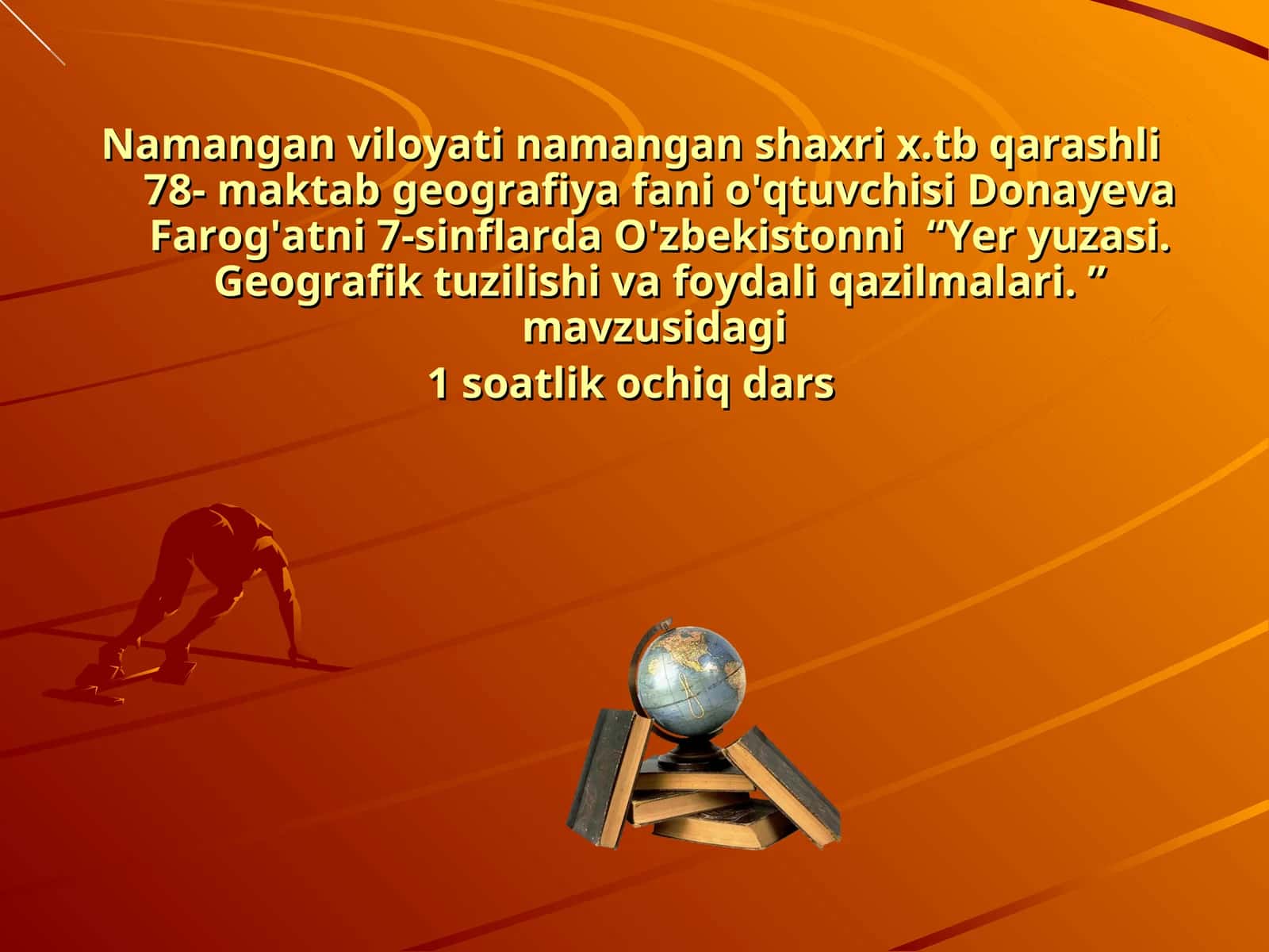 Yer yuzasi. Geografik tuzilishi va foydali qazilmalari