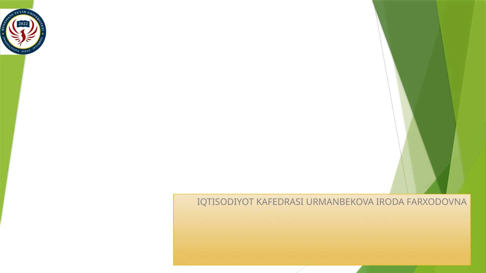 Adabiyotlarro’yxati