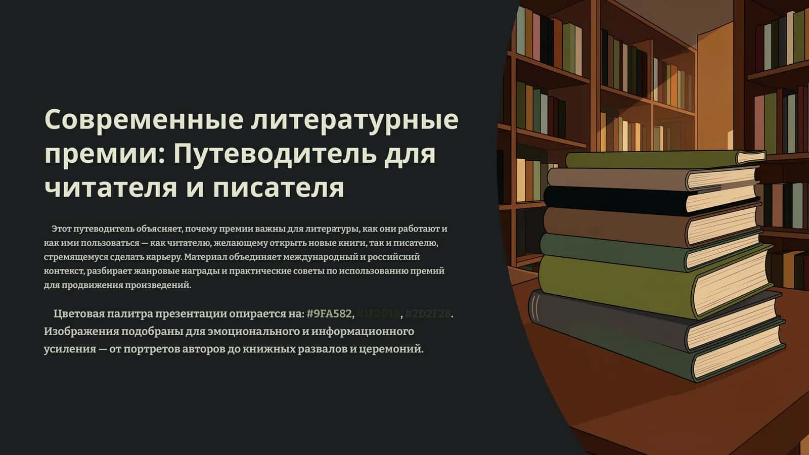 Современные литературные премии Путеводитель для читателя и писателя