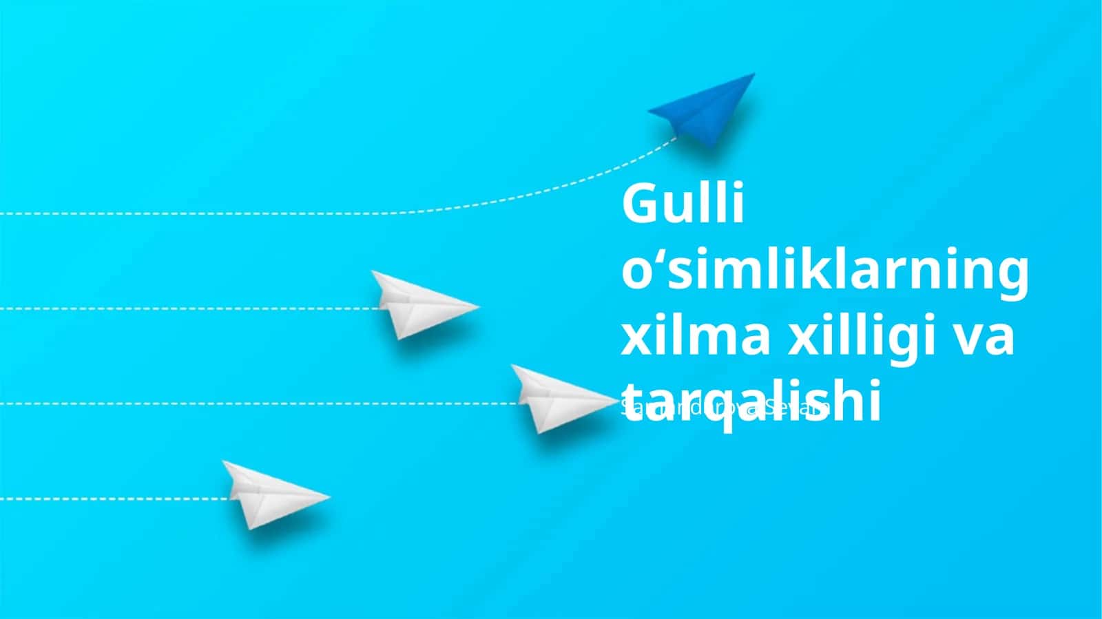 Gulli oʻsimliklarning xilma xilligi va tarqalishi