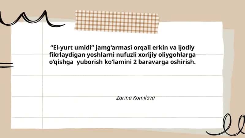 El-yurt umidi jamg‘armasi