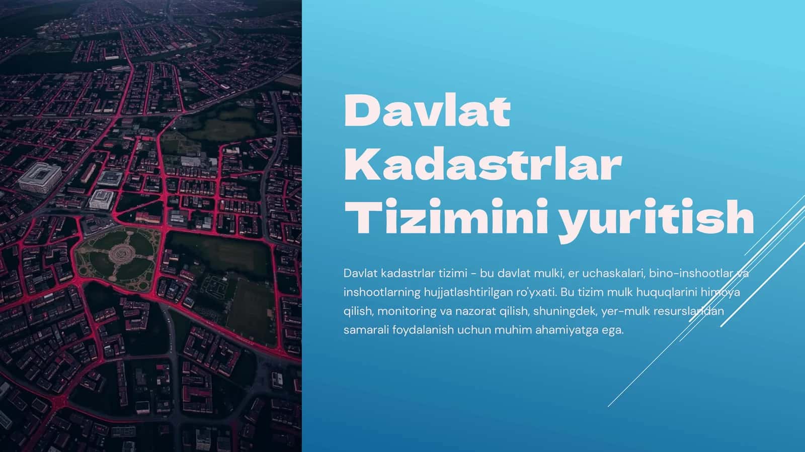 DavlatKadastrlarTiziminiyuritish