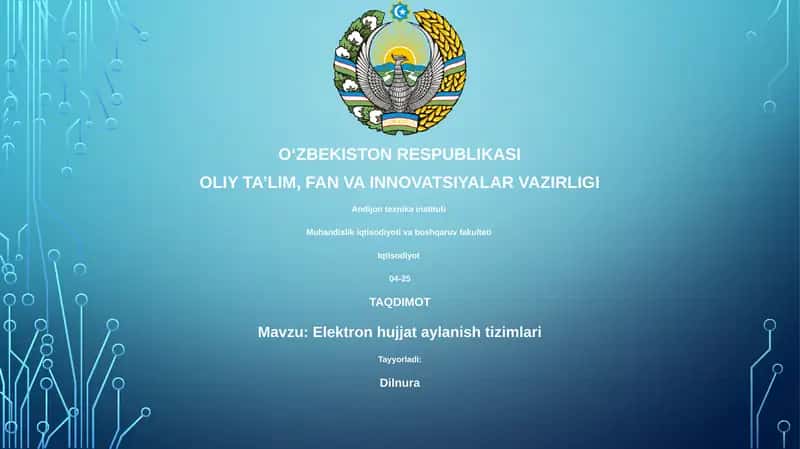 Elektron hujjat aylanish tizimlari