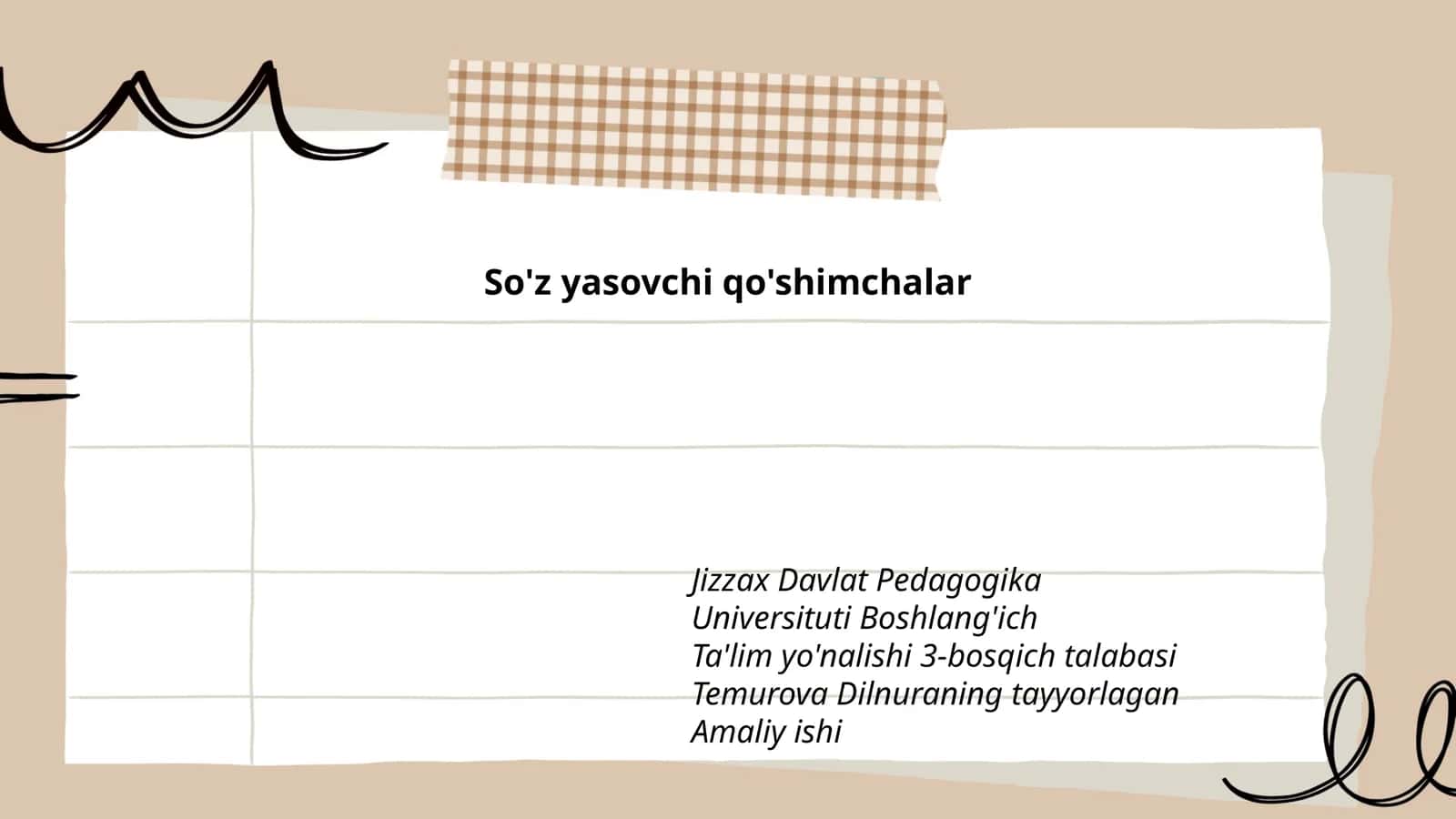 So'z yasovchi qo'shimchalar