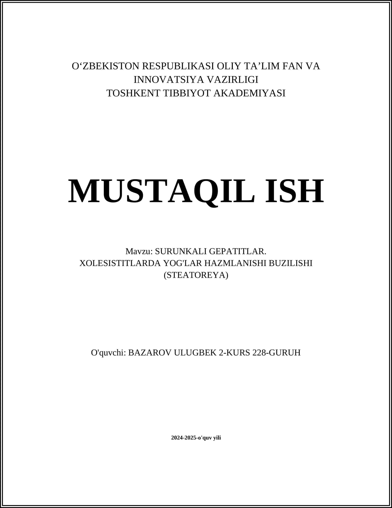 SURUNKALI GEPATITLAR