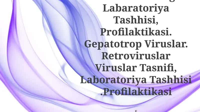 Pikornoviruslar, Rabdoviruslar Tasnifi Va Ularqo'Zg'Atadigan Kasalliklarning Labaratoriya Tashhisi, Profilaktikasi. Gepatotrop Viruslar. Retroviruslar Viruslar Tasnifi, Laboratoriya Tashhisi.Profilaktikasi