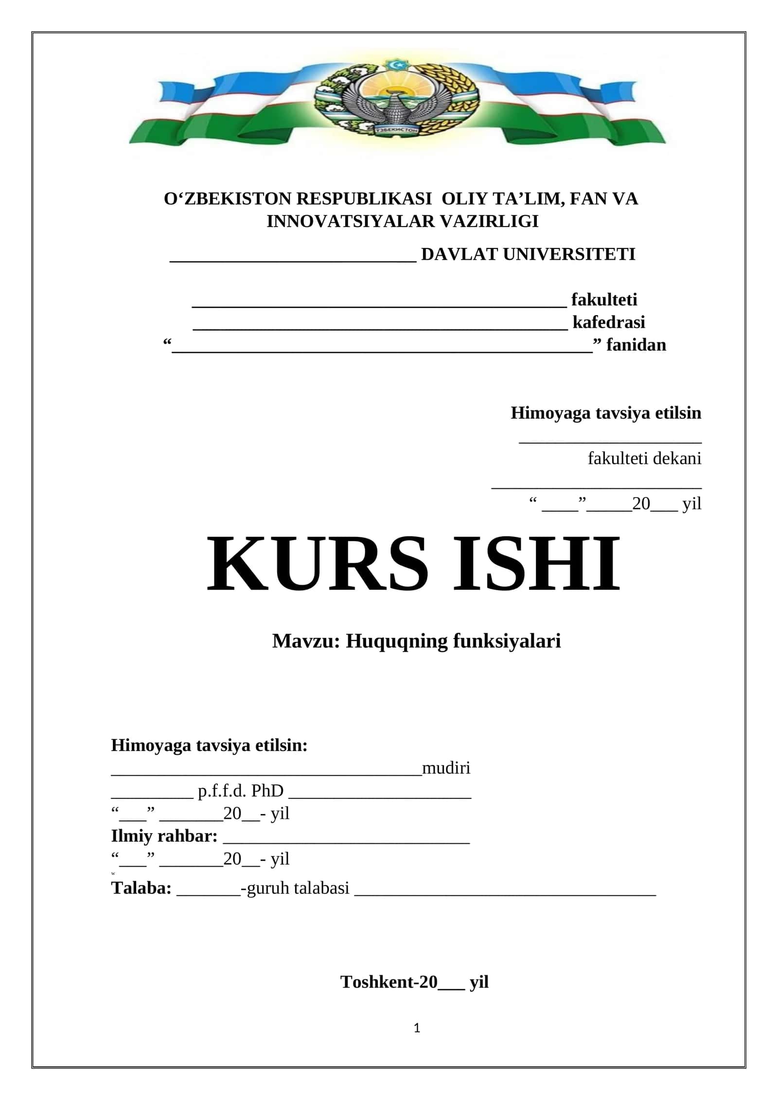 Huquqning funksiyalari
