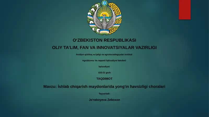 Yong'in xavfsizligi choralari