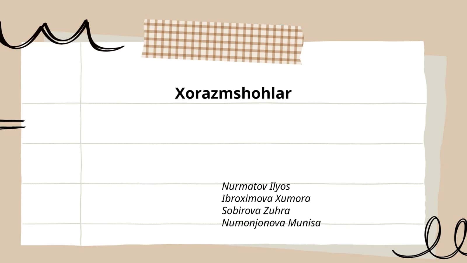 Xorazmshohlar tarixi va shakllanishi