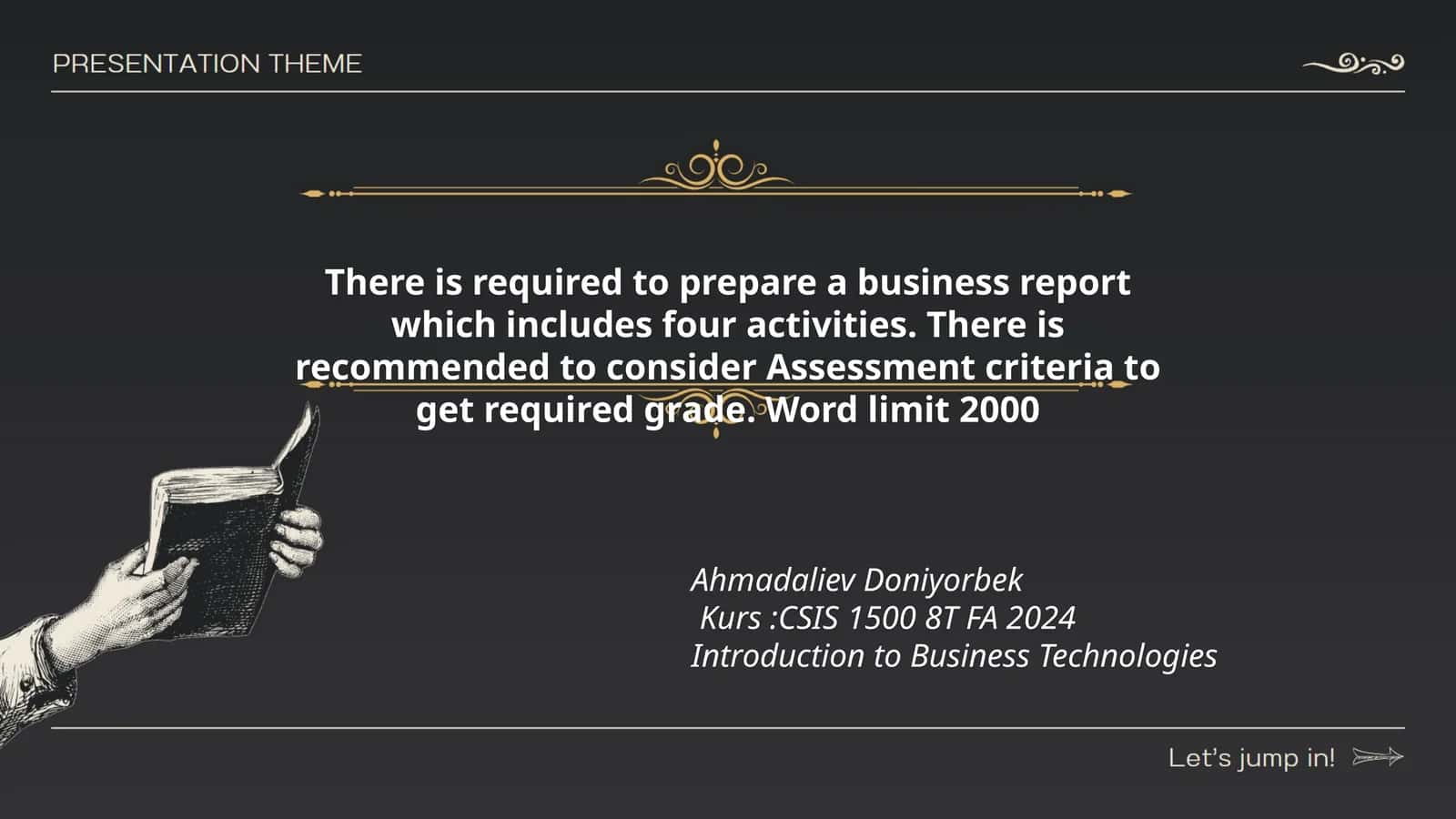 Introduction to Business Technologies