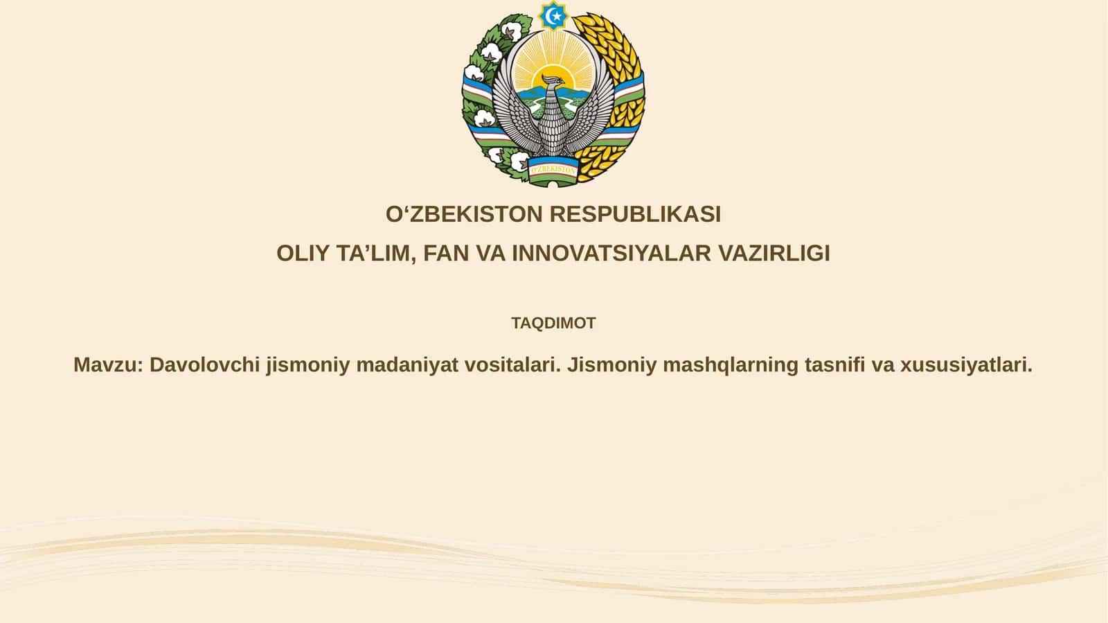 Davolovchi jismoniy madaniyat vositalari