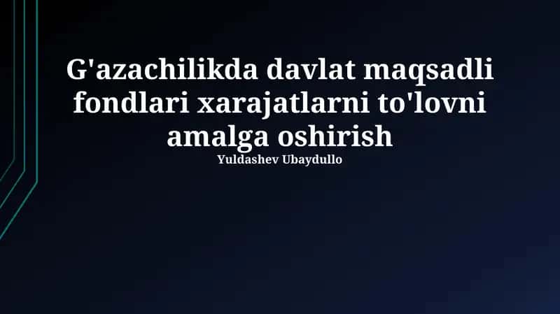 Davlat maqsadli fondlari