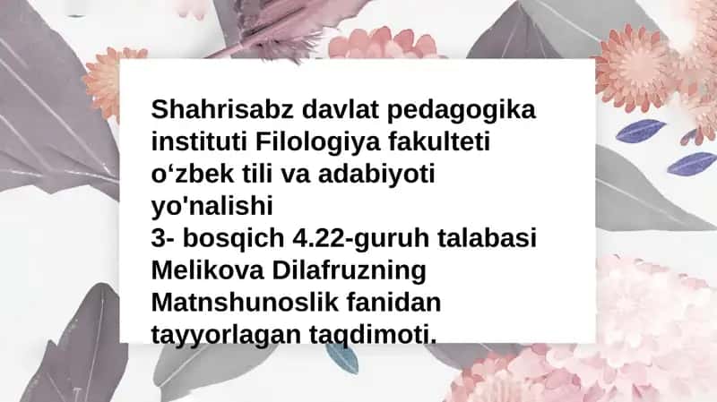Xamsa dostoni