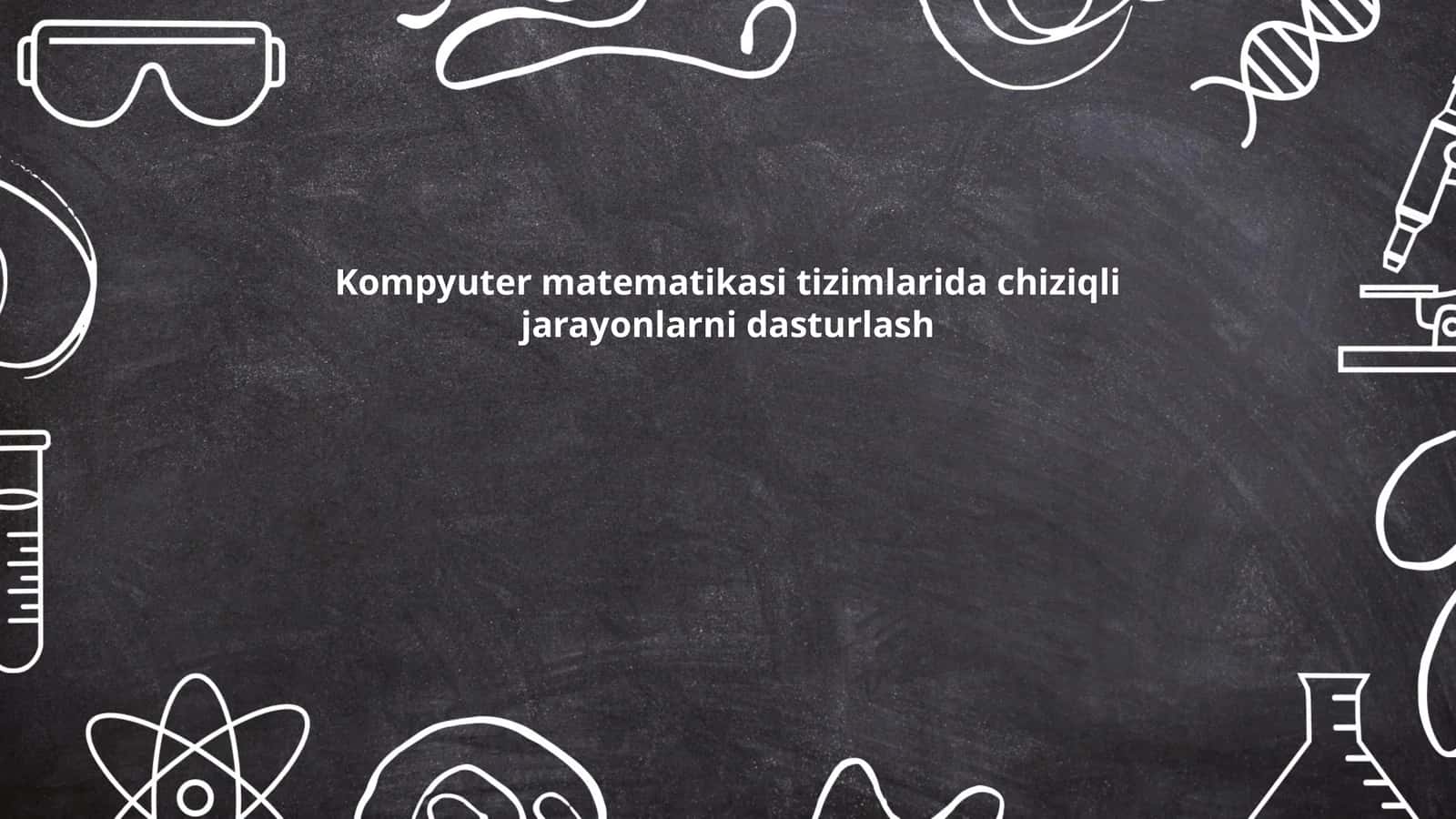 Chiziqli algebra asoslari