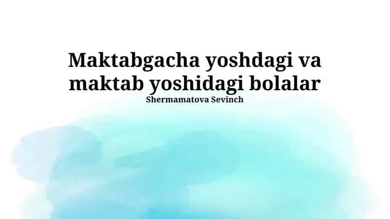 O'yin va ta'lim