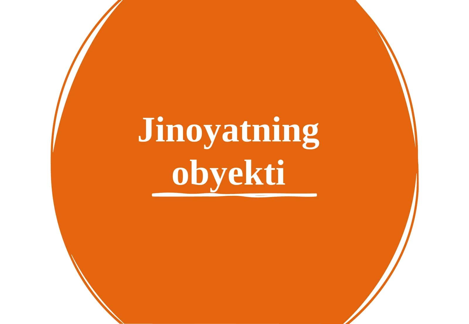 Jinoyatning obyekti
