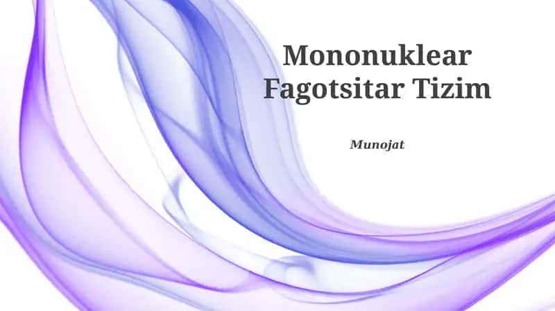 Mononuklear Fagotsitar Tizim