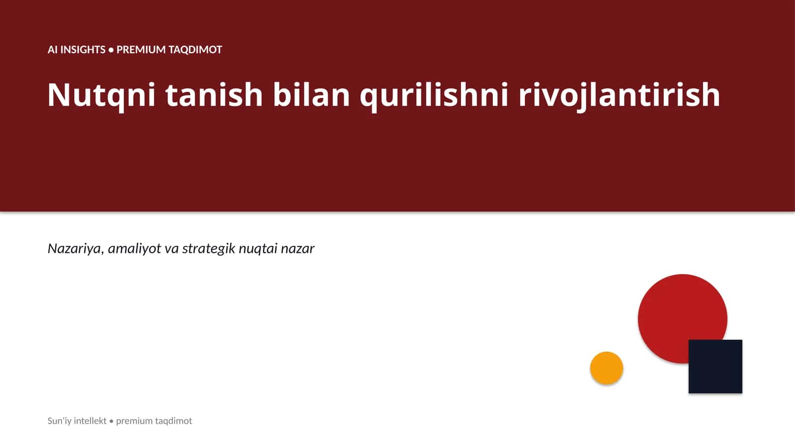 Premium Taqdimot