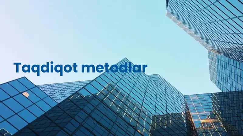 Taqdiqot metodlari