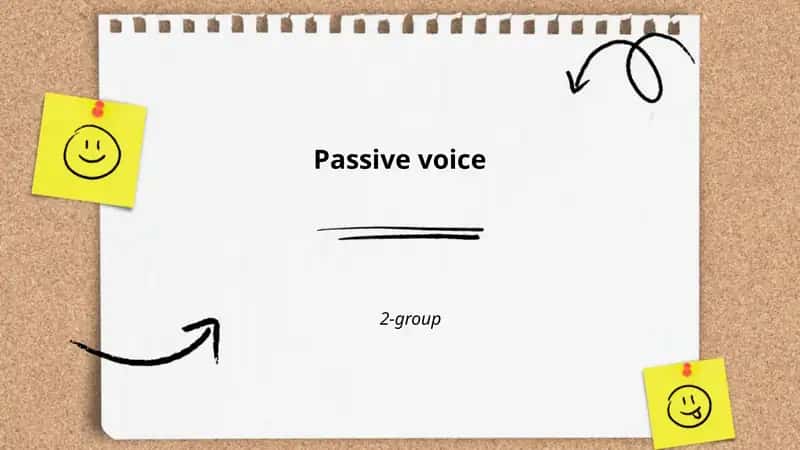 Passive Voice Formation