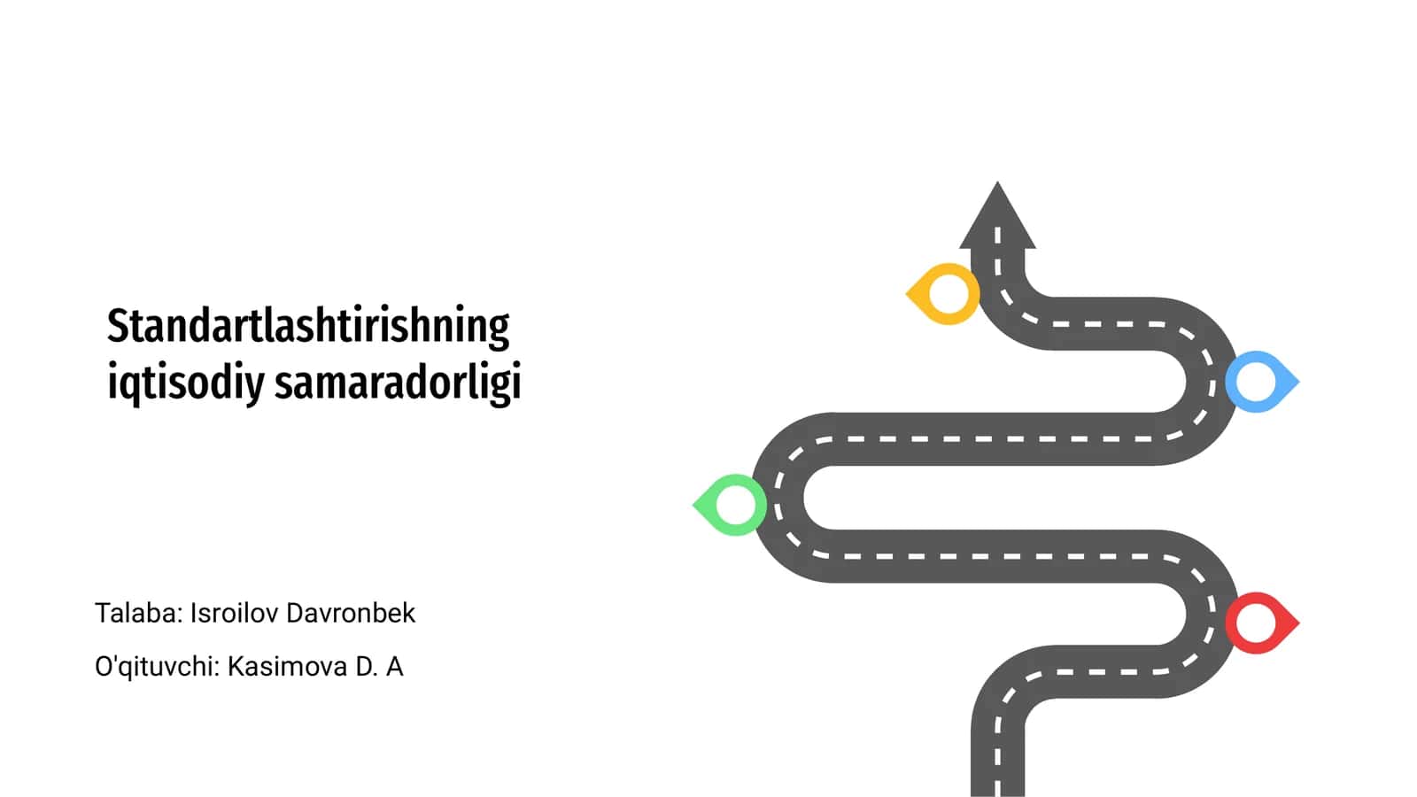 Standartlashtirishning iqtisodiy samaradorligi