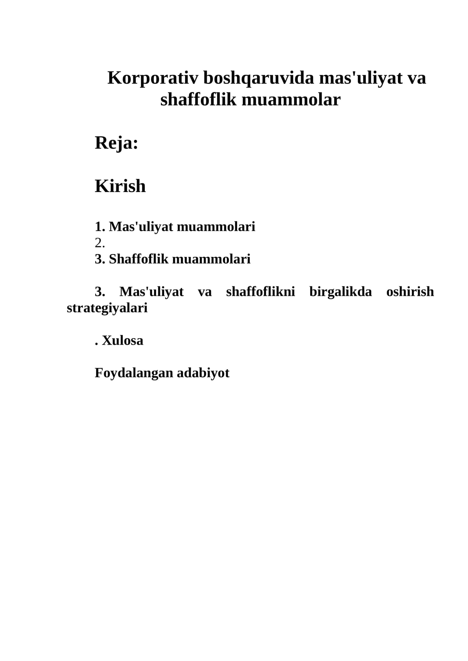 Korporativ boshqaruv