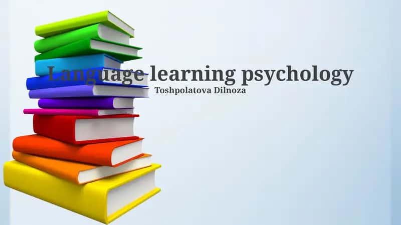 Language learning psychology