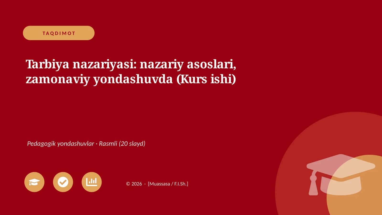 Tarbiya nazariyasi: nazariy asoslari, zamonaviy yondashuvda