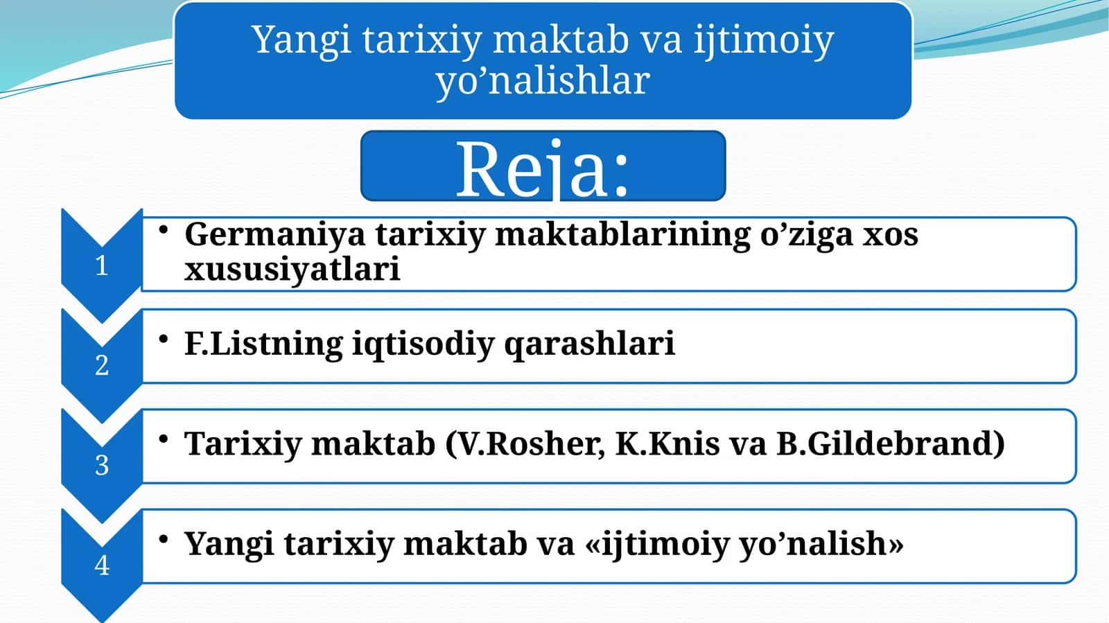 Yangi tarixiy maktab va ijtimoiy yonalish