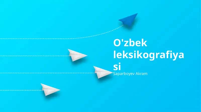 O'zbek leksikografiyasi