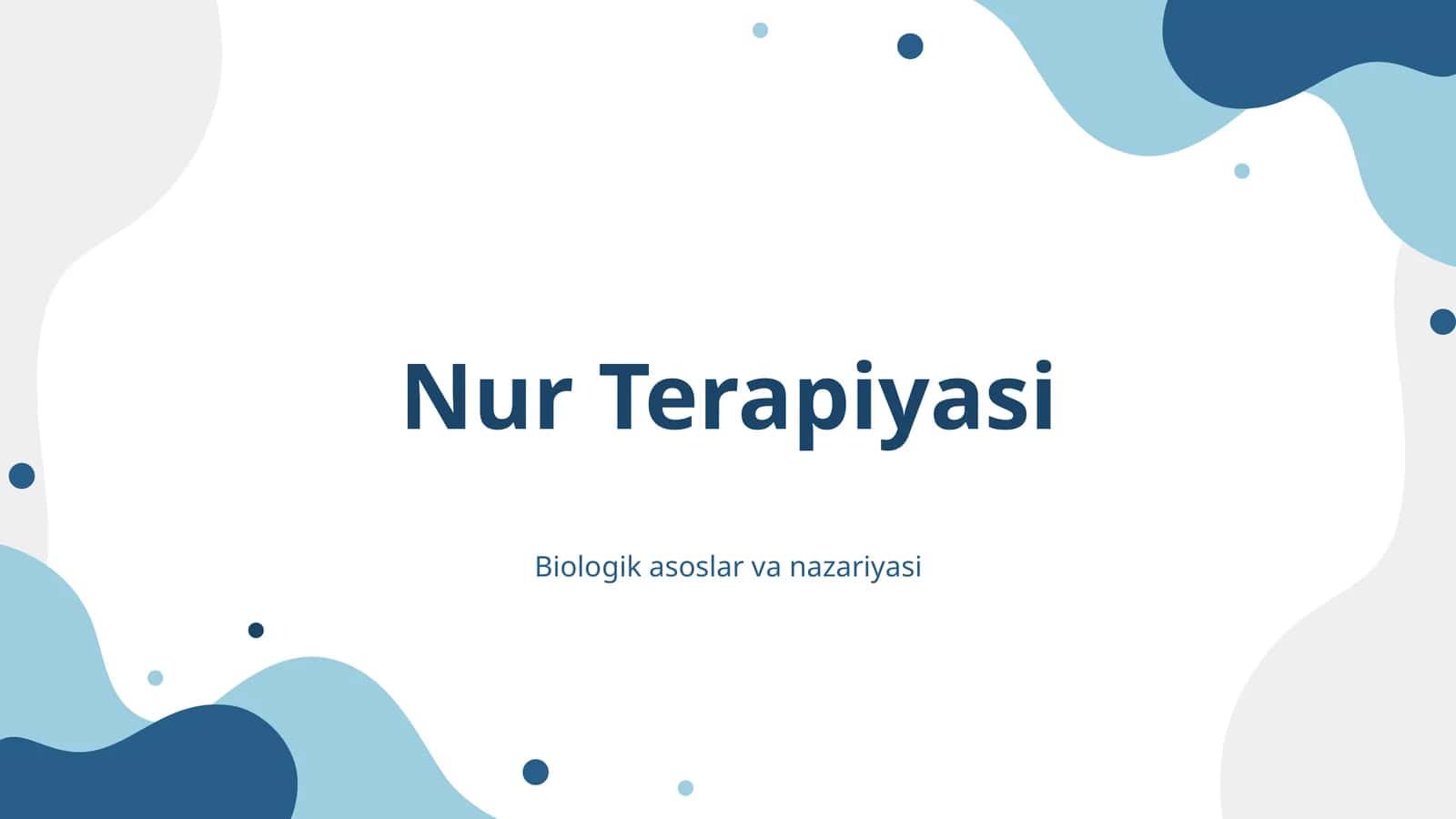 Nur terapiyasi