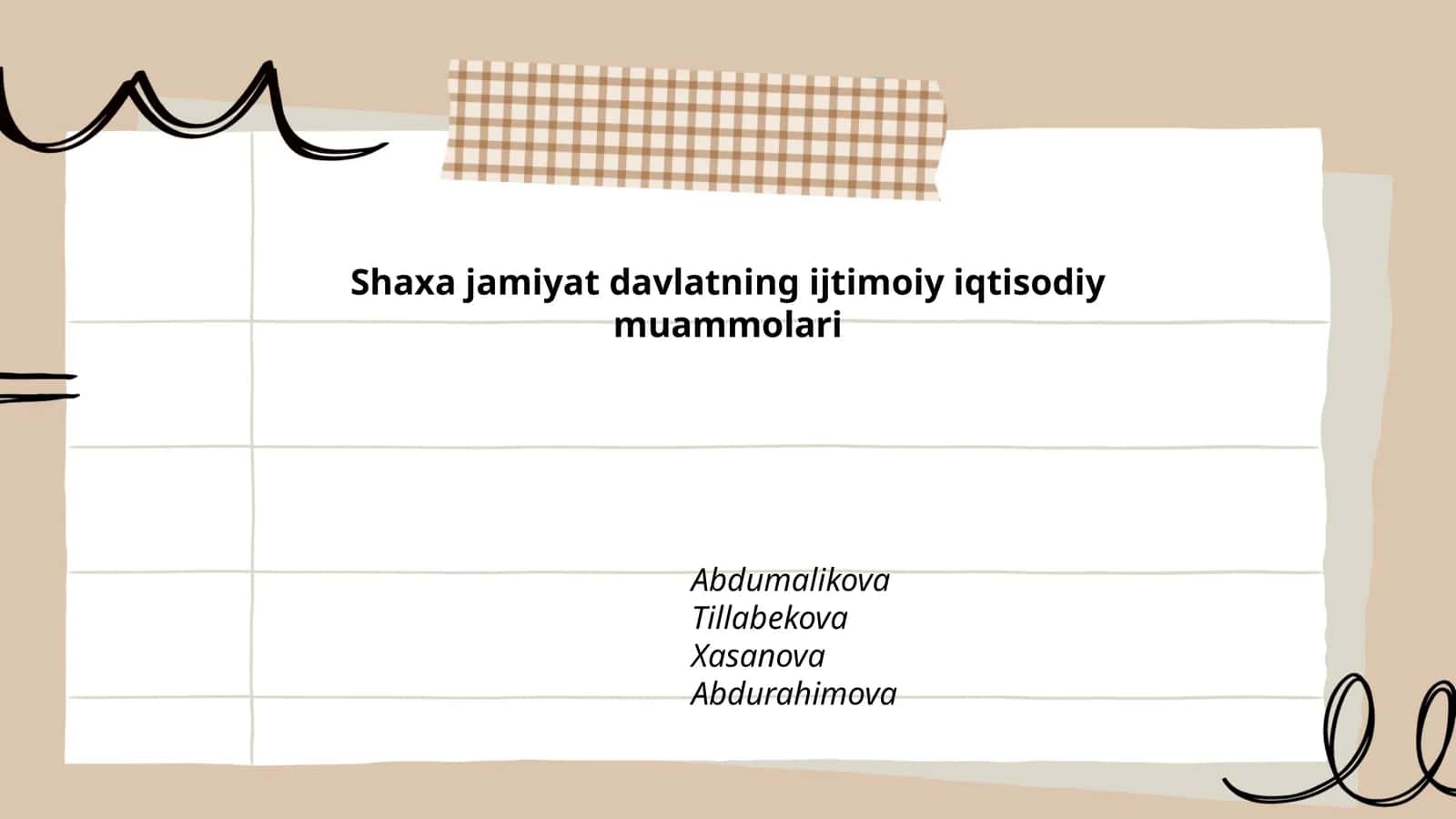 Shaxa jamiyat davlatning ijtimoiy iqtisodiy muammolari